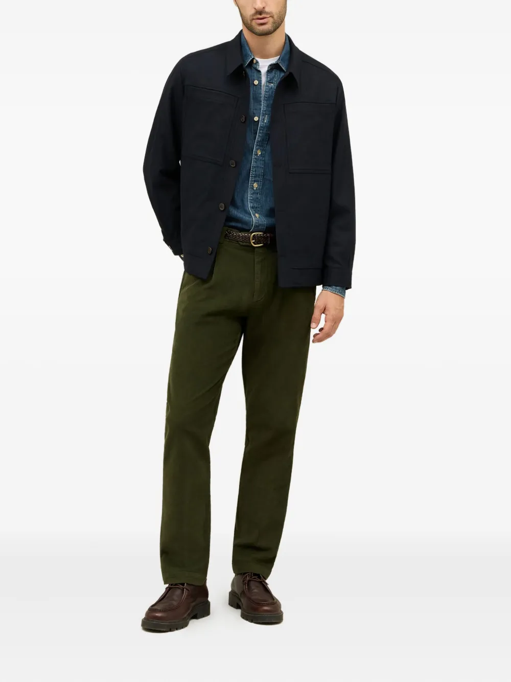 Boglioli button-fastening jacket | Shirt Jackets | Image 2