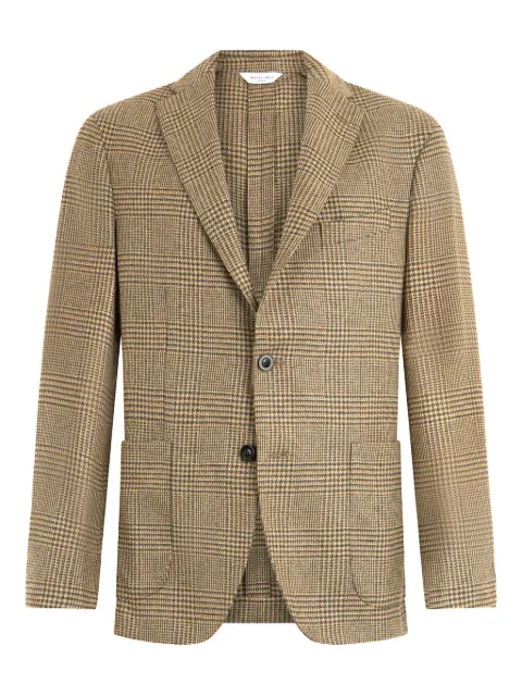 Boglioli check-pattern two-button blazer