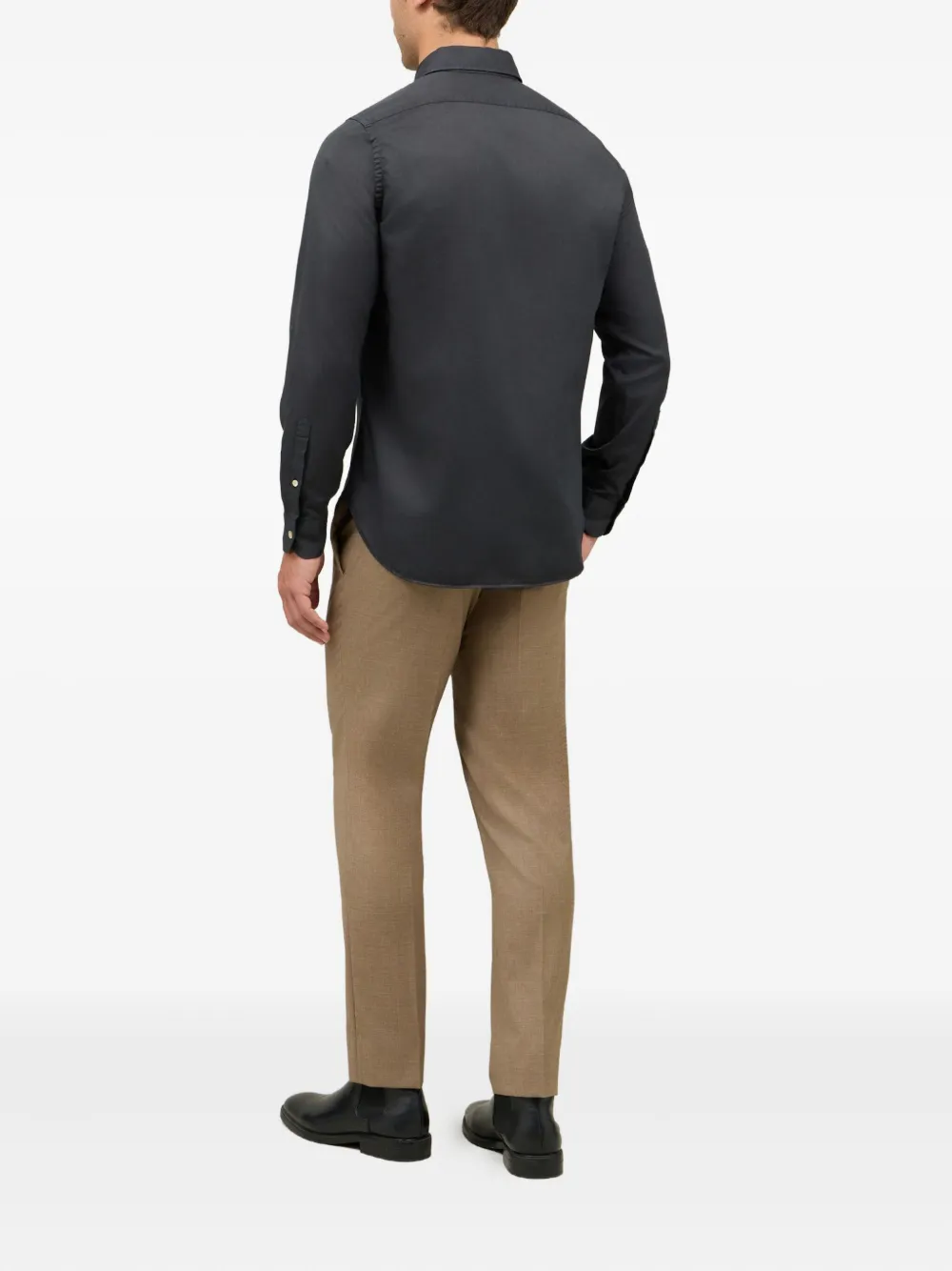 Boglioli Button-down overhemd Grijs