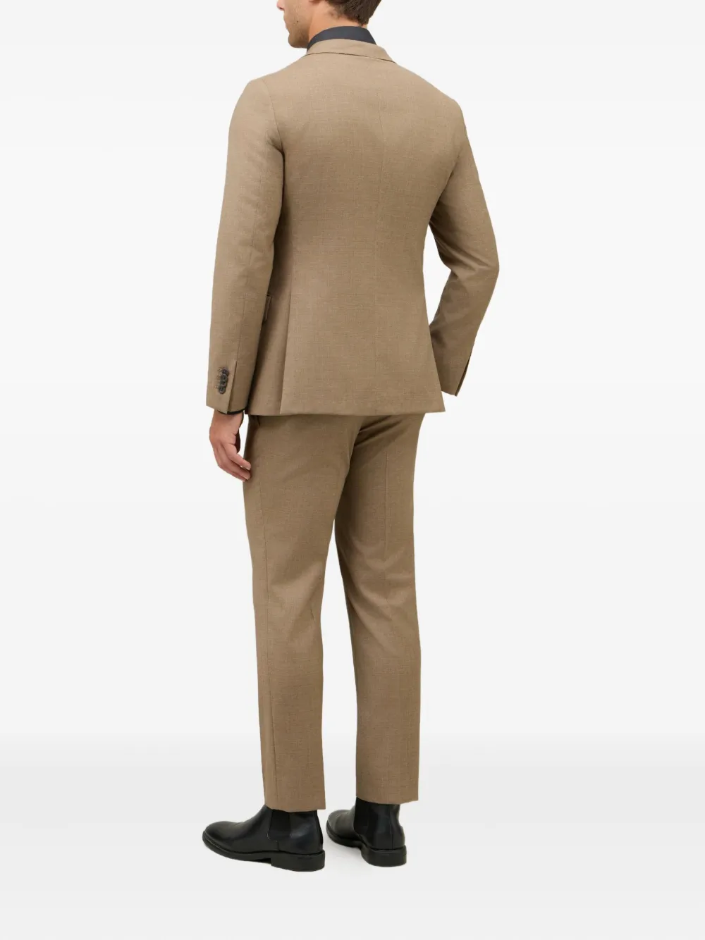 Boglioli Pak met twee knopen Beige