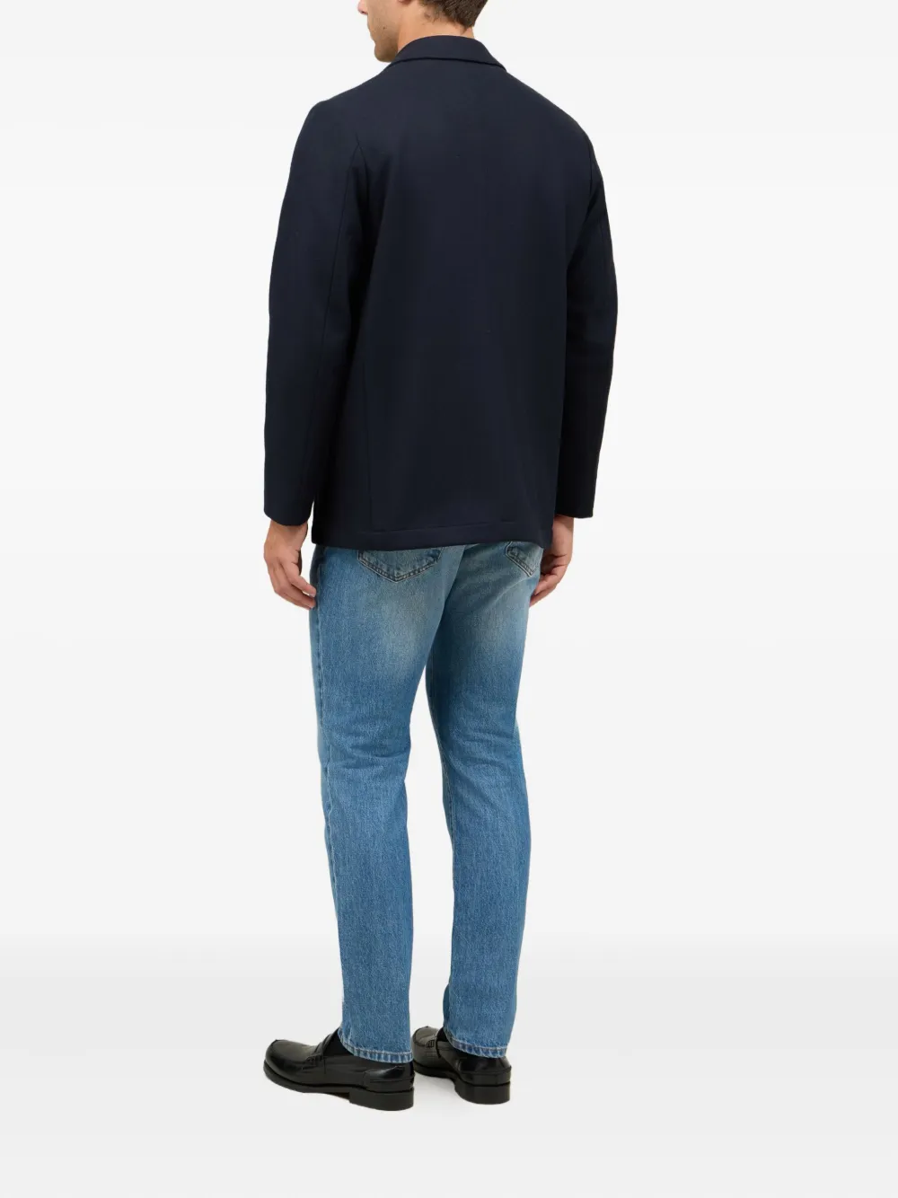 Boglioli Sailorjas met dubbele rij knopen Blauw