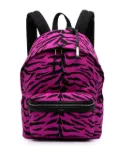 Saint Laurent Pre-Owned 2019 Canvas Zebra Print City backpack - Pink