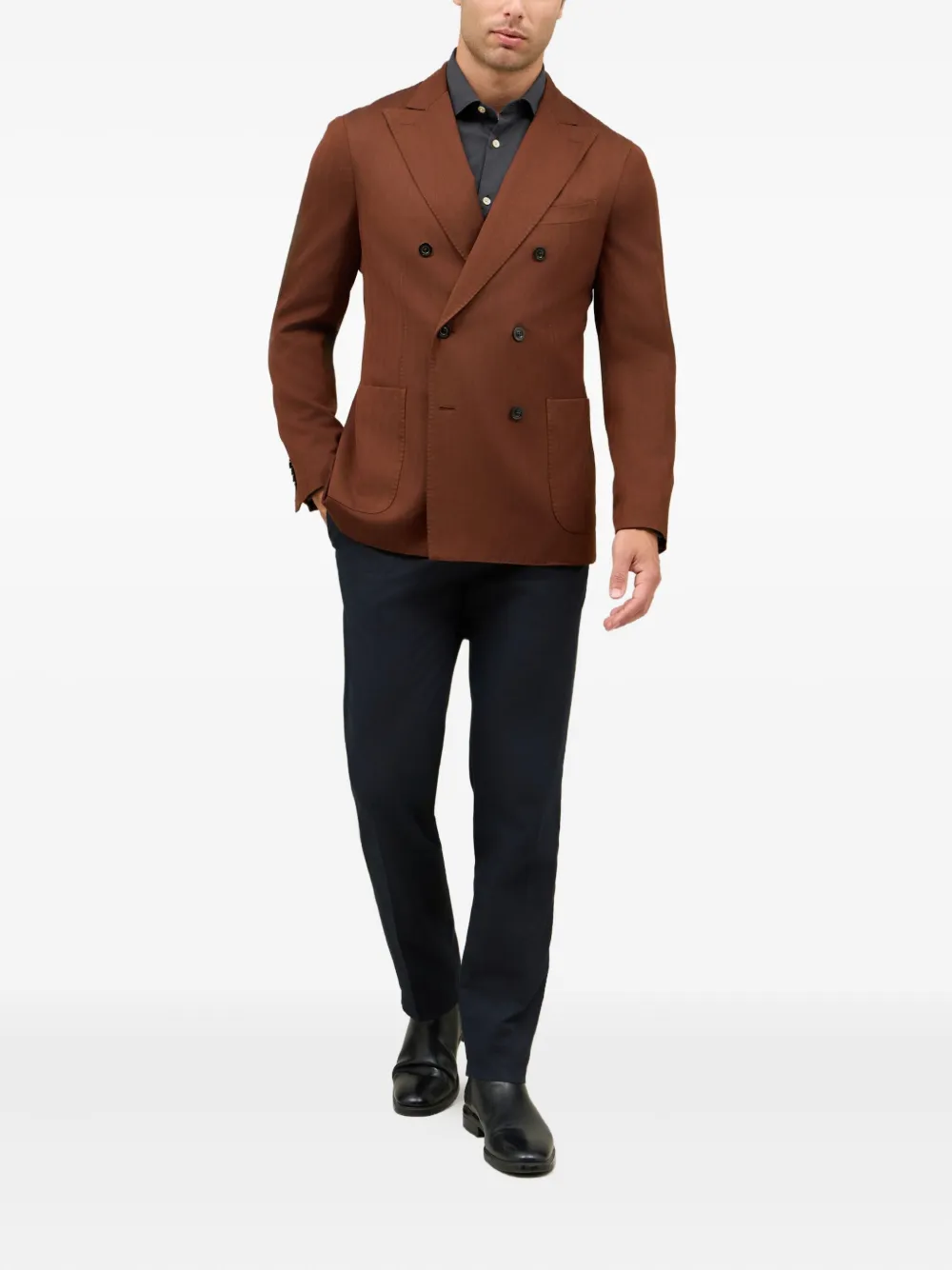 Boglioli blazer con doble botonadura y estampado pied de poule | Sacos | Image 2