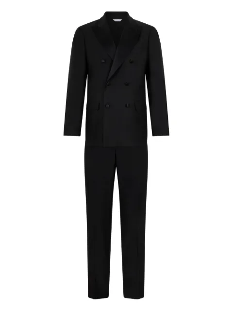 Boglioli double-breasted peaked-lapels suit