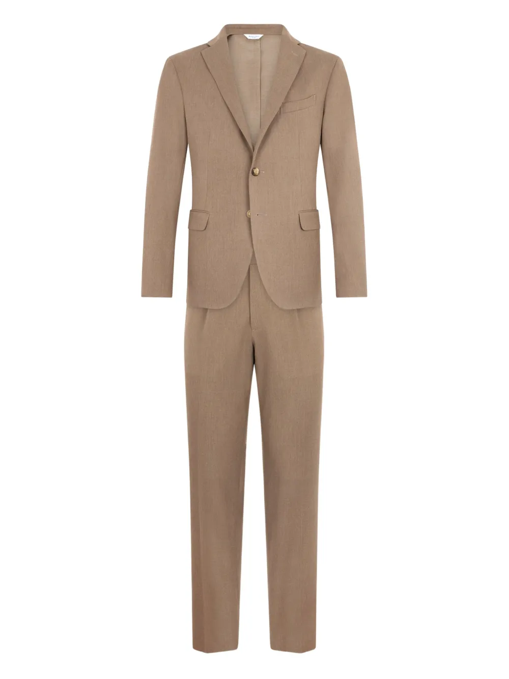 Boglioli Pak met twee knopen Beige