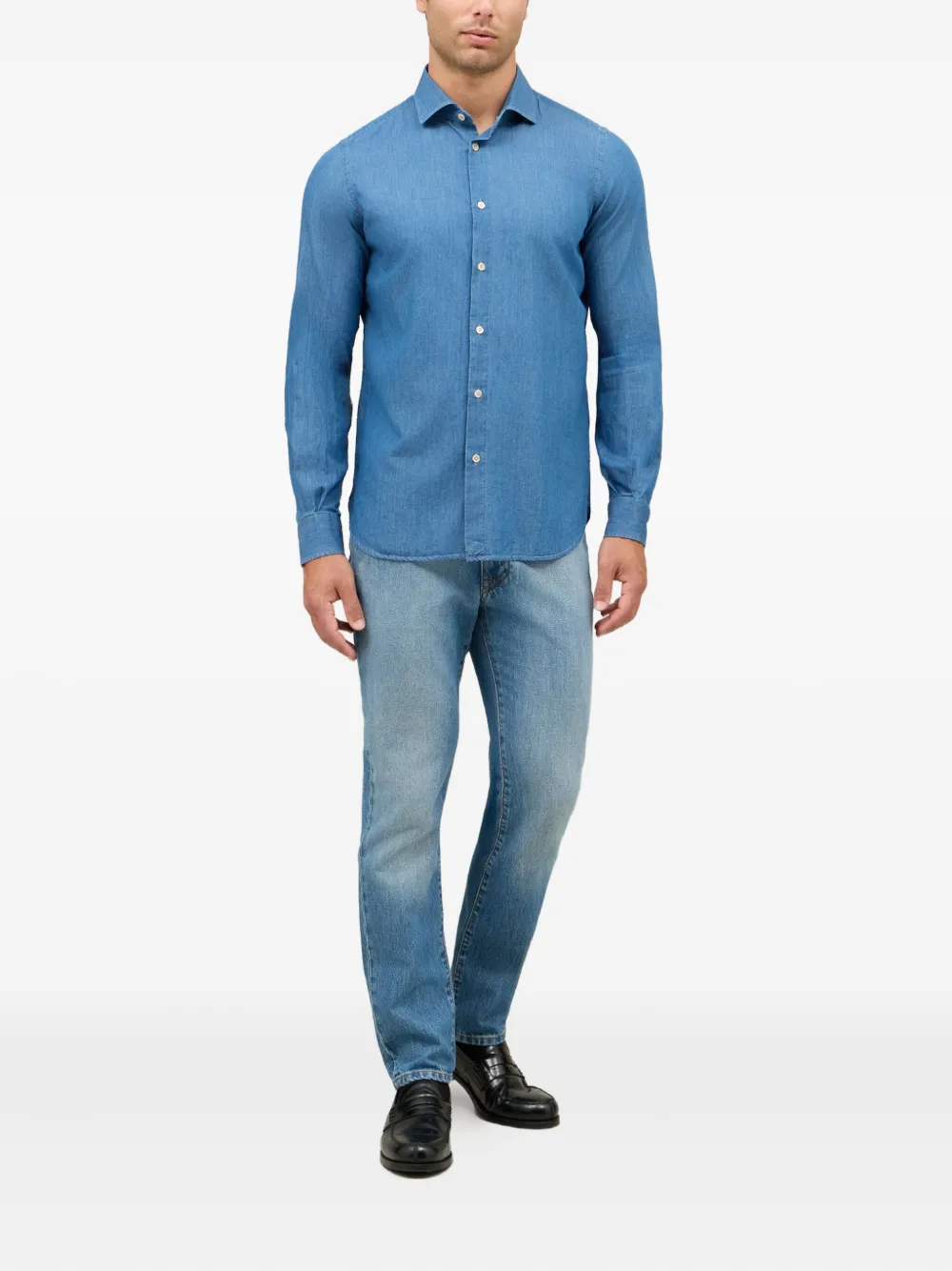 Boglioli Denim overhemd - Blauw