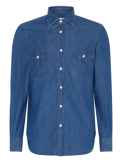 Boglioli double-pocket denim shirt