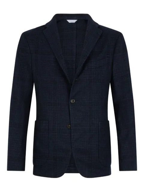 Boglioli checked single-breasted blazer