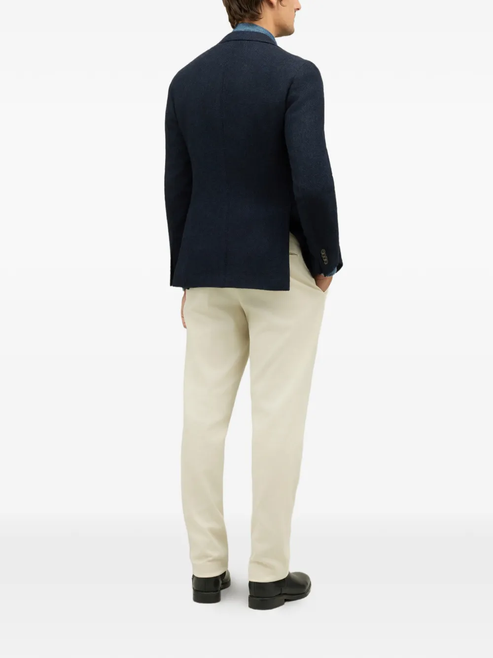 Boglioli houndstooth two-button jacket Blauw