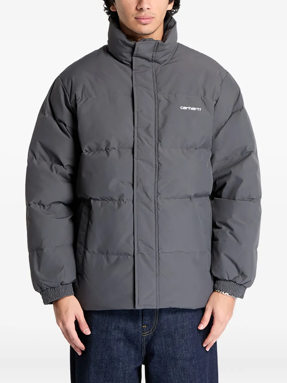 Carhartt WIP quilted puffer jacket Grijs