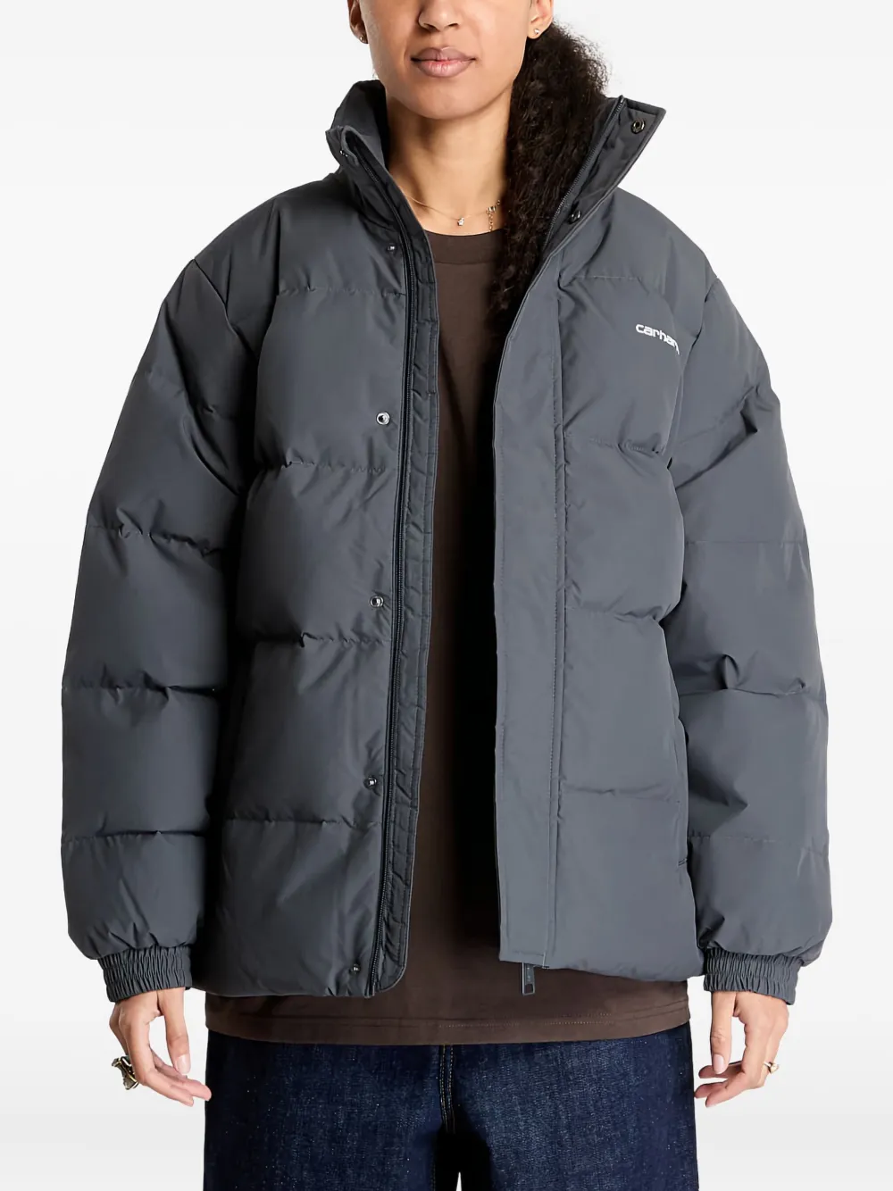 Carhartt WIP quilted puffer jacket Grijs