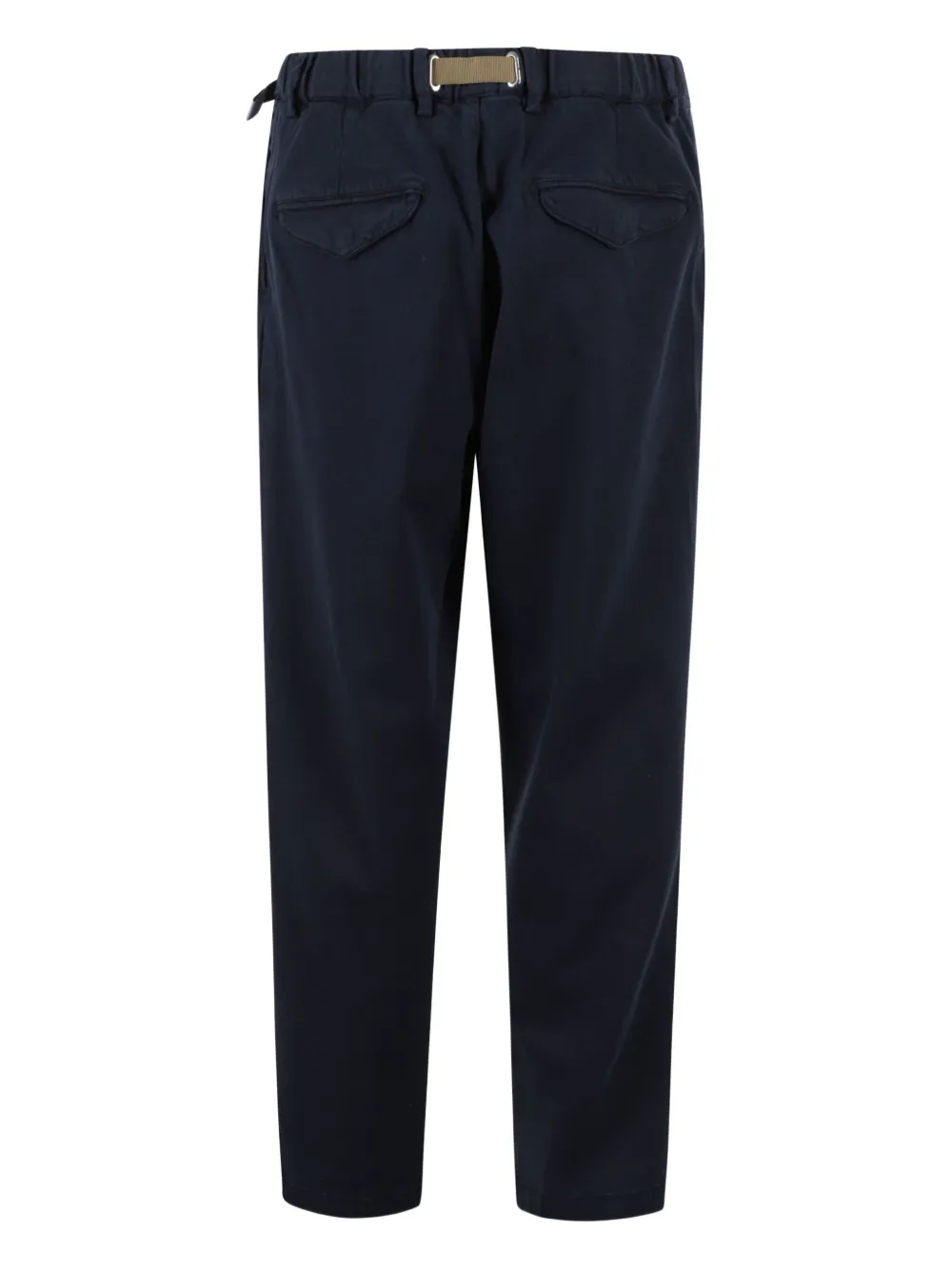 White Sand buckle-fastening pleated-front trousers - Blauw