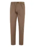 White Sand buckle-fastening cotton-blend trousers - Brown