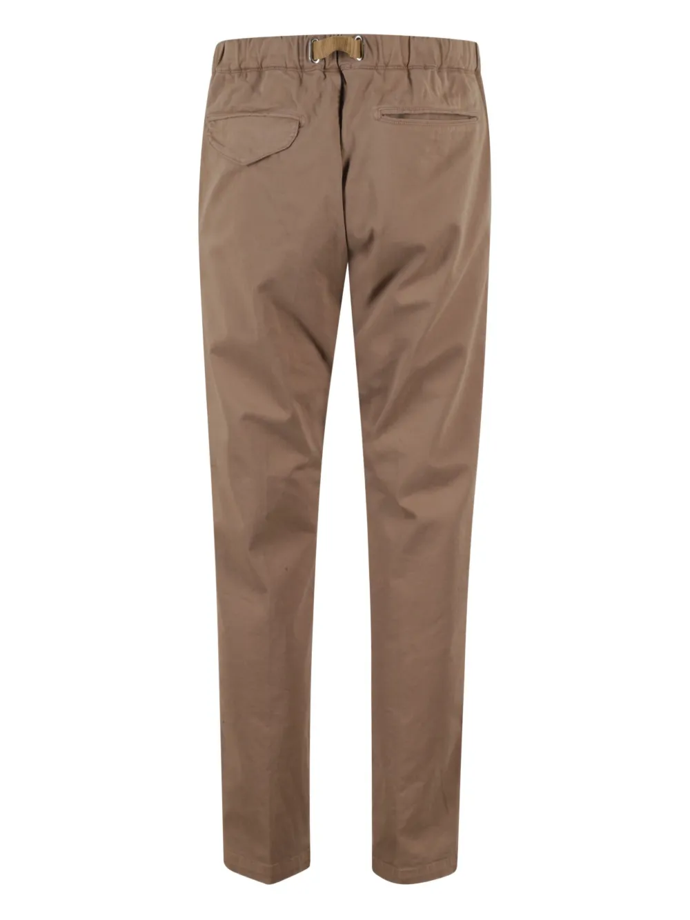 White Sand buckle-fastening cotton-blend trousers - Bruin