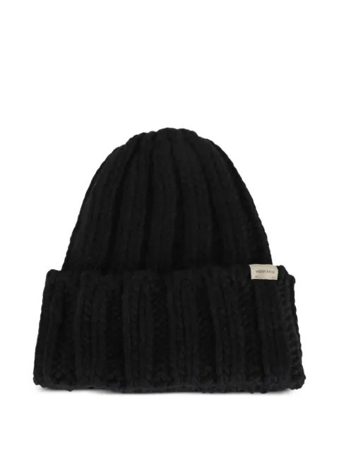 Woolrich cable-knit beanie hat
