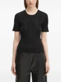 Kenzo ribbed-knit diamond-pattern top - Black