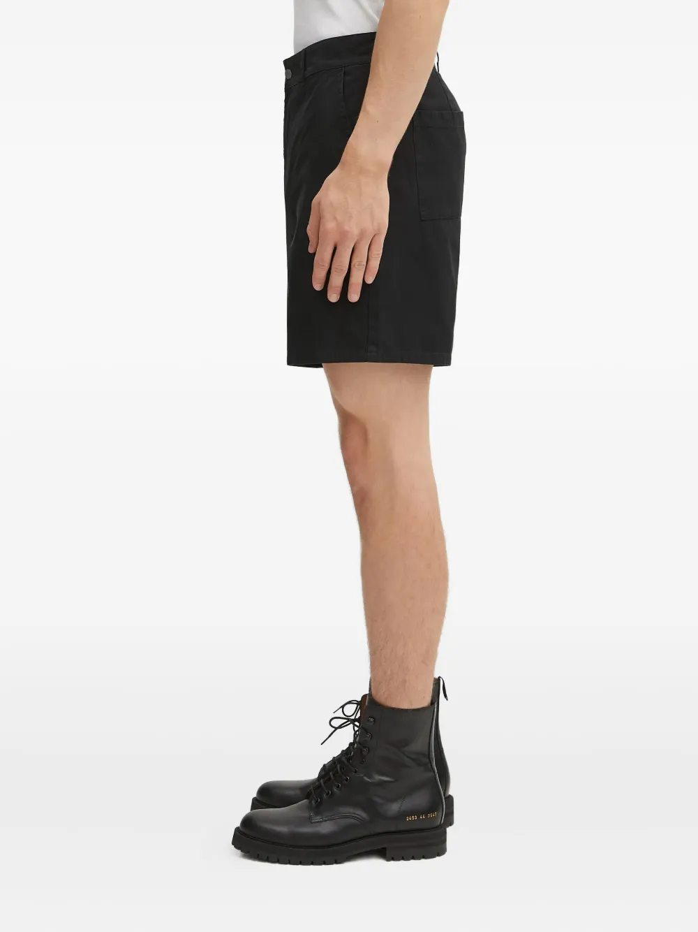 Represent Shorts met geborduurde patch Zwart