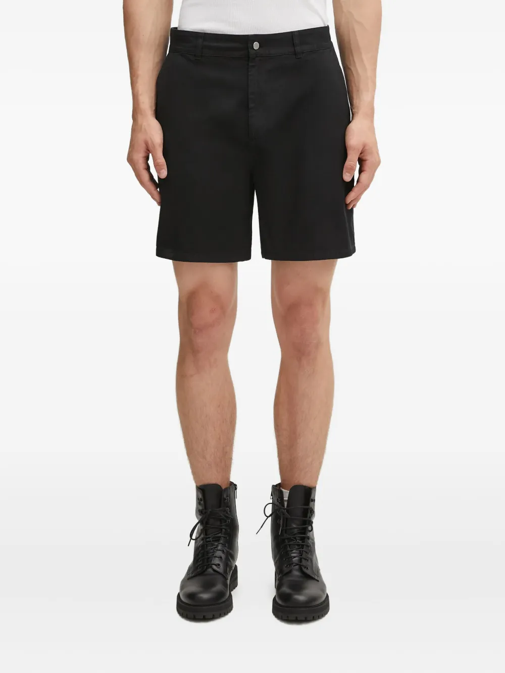 Represent Shorts met geborduurde patch Zwart