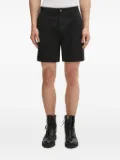 Represent embroidered-patch pocket shorts - Black