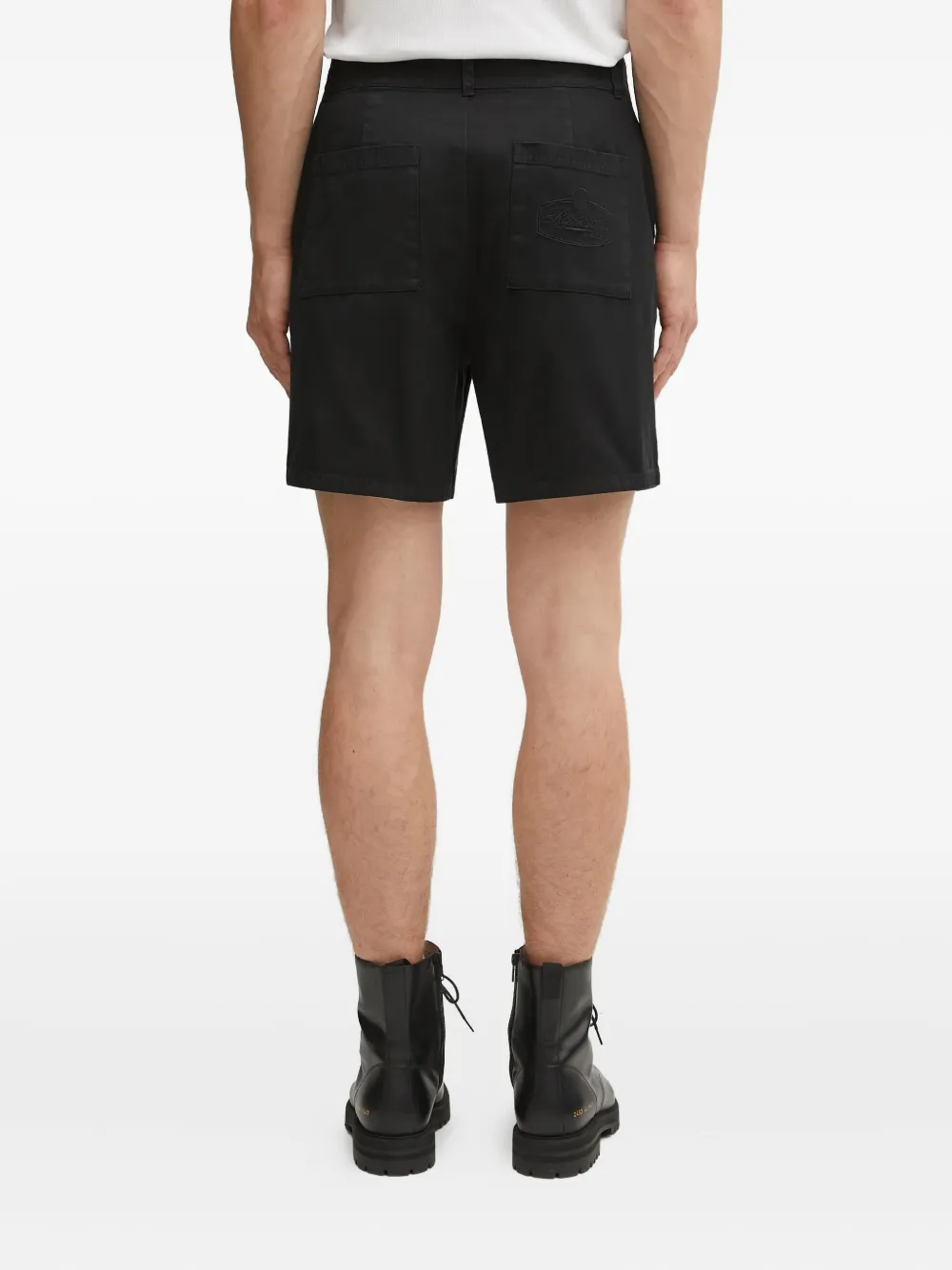 Represent Shorts met geborduurde patch Zwart