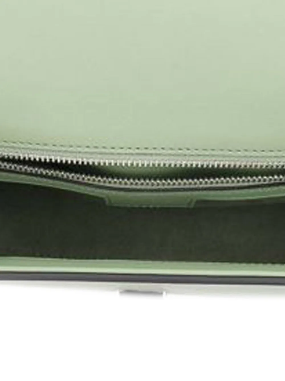 Pre-owned Gucci 2000-2015 Mini Leather Petite Gg Satchel In Green