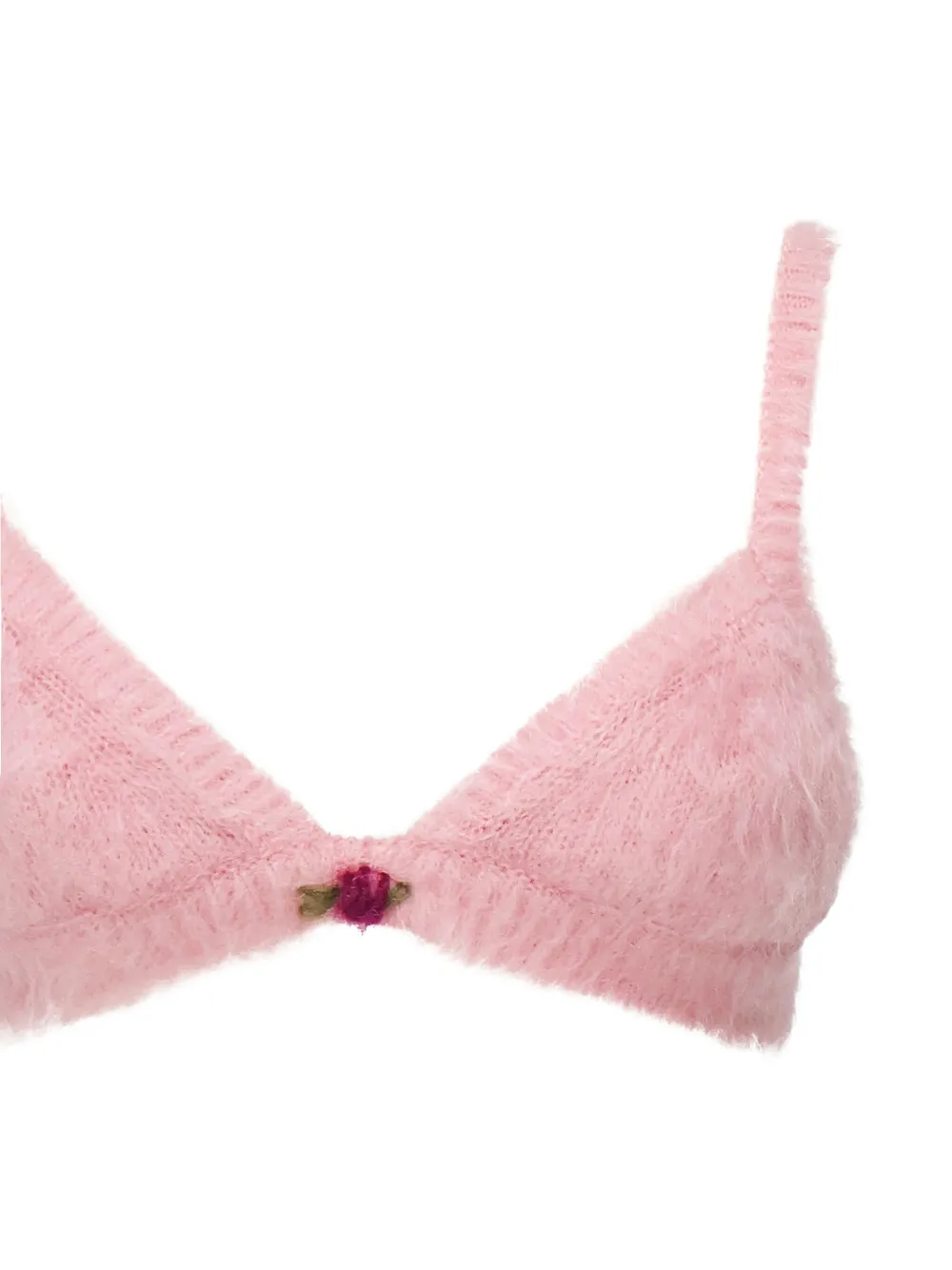 Alessandra Rich Top met borduurwerk Roze