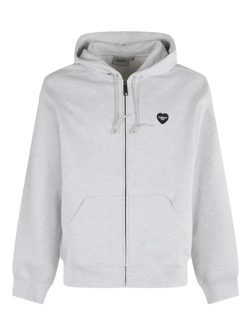 Carhartt WIP embroidered-logo hoodie Grijs