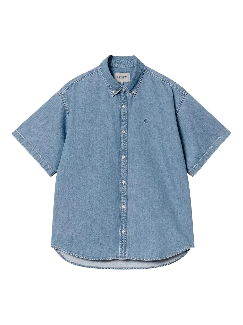 Carhartt WIP Lucas ショートスリーブ デニムシャツ - ブルー Carhartt WIP Lucas ショートスリーブ デニムシャツ - ブルー