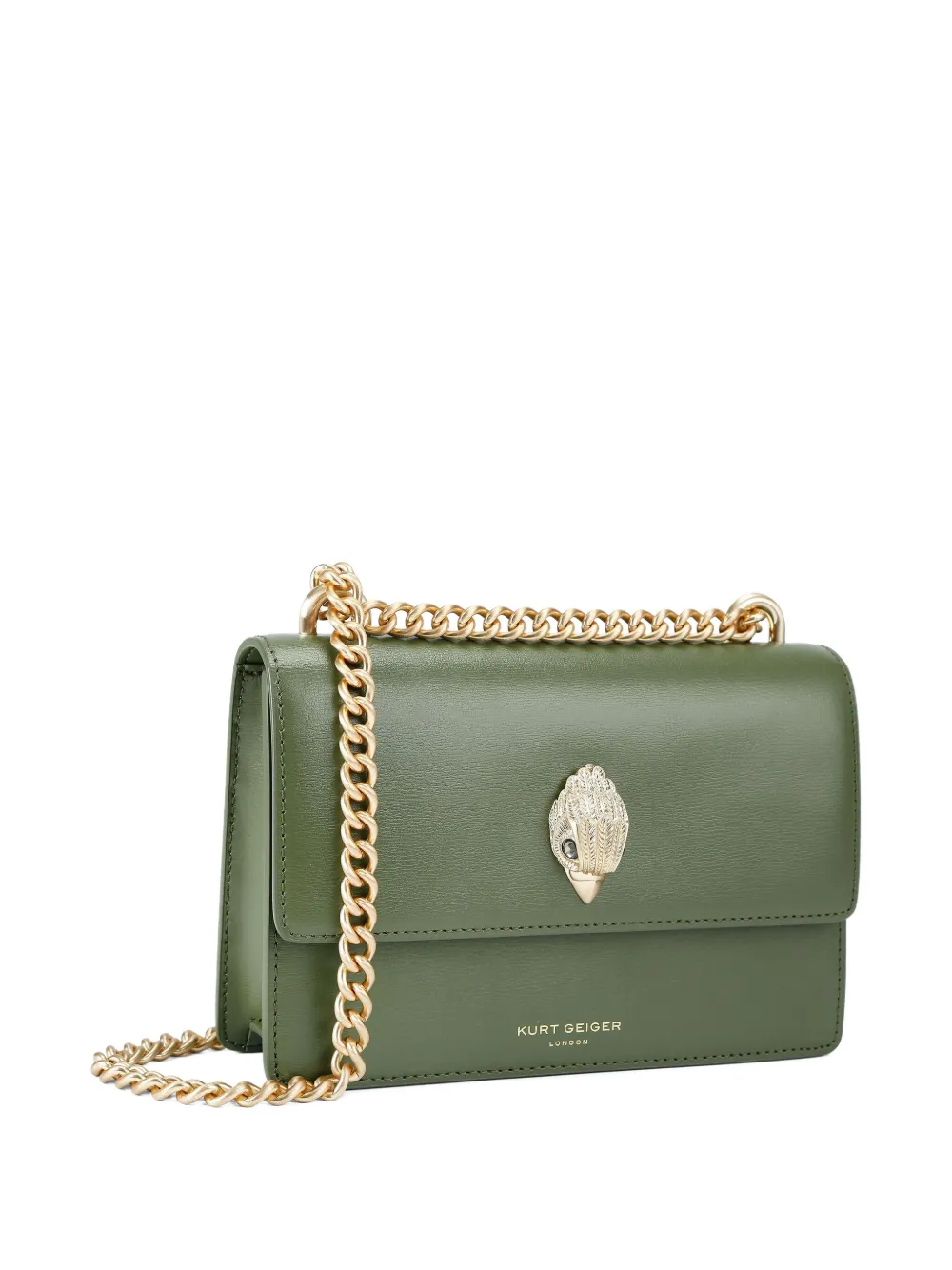 Kurt Geiger London Shoreditch bird-embellished shoulder bag - Groen