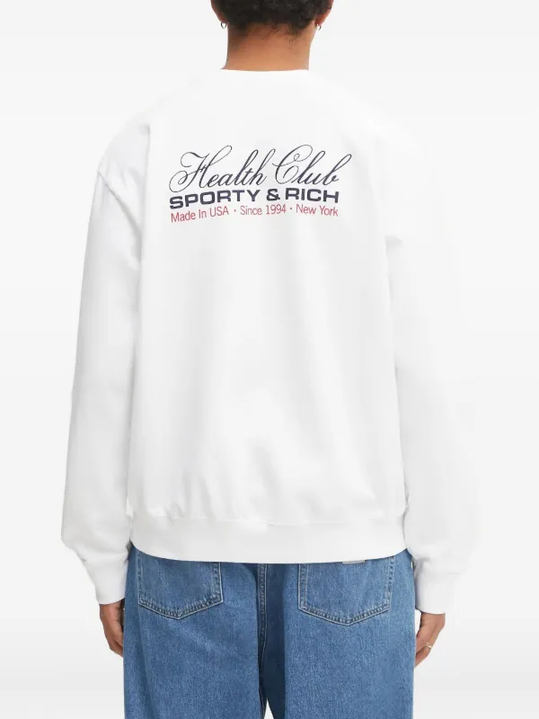 sporty&rich スウェット Sporty & Rich ロゴ スウェットシャツ | ブラック | FARFETCH JP