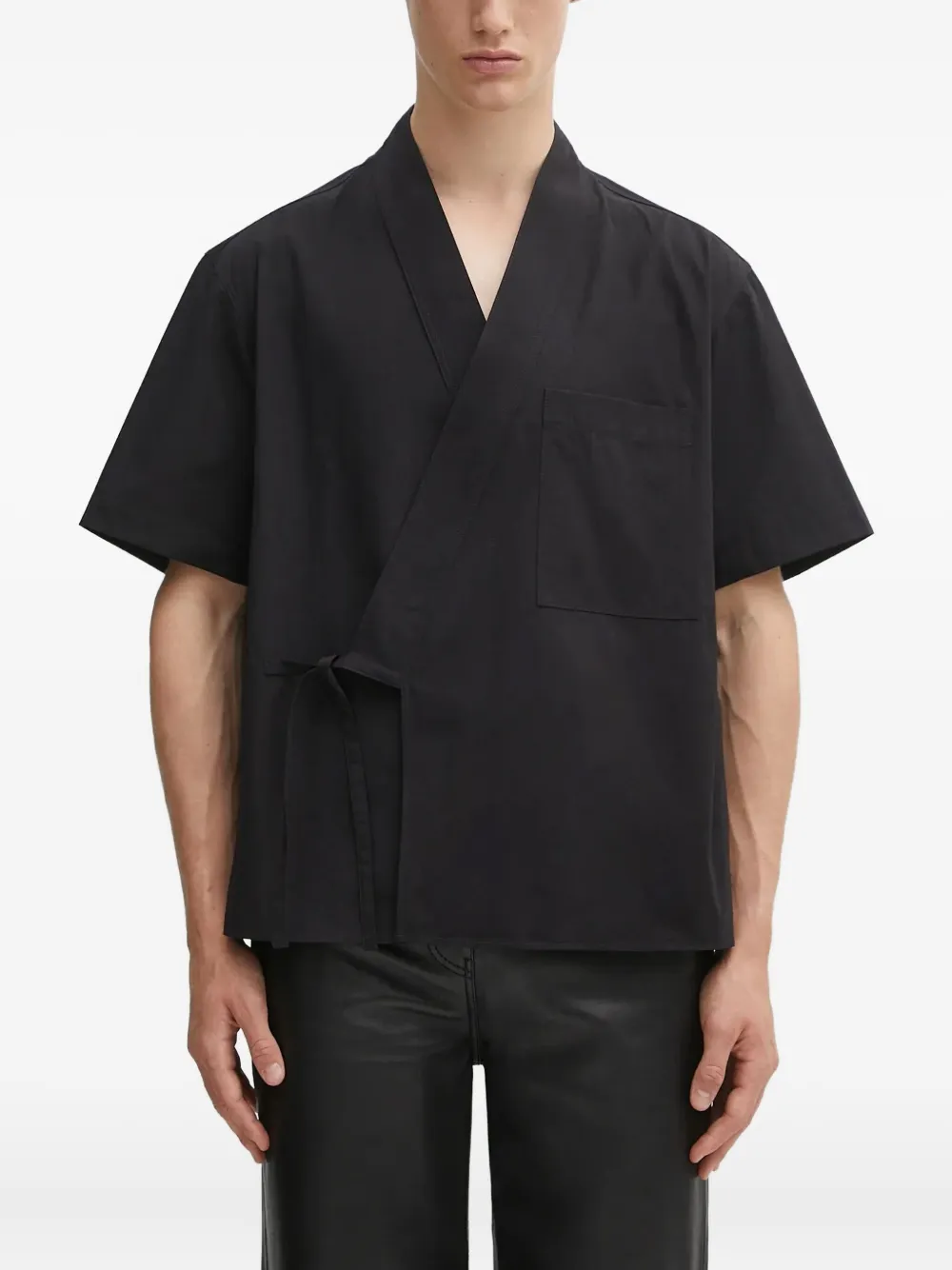 Kenzo chemise à taille nouée | noir | Image 1