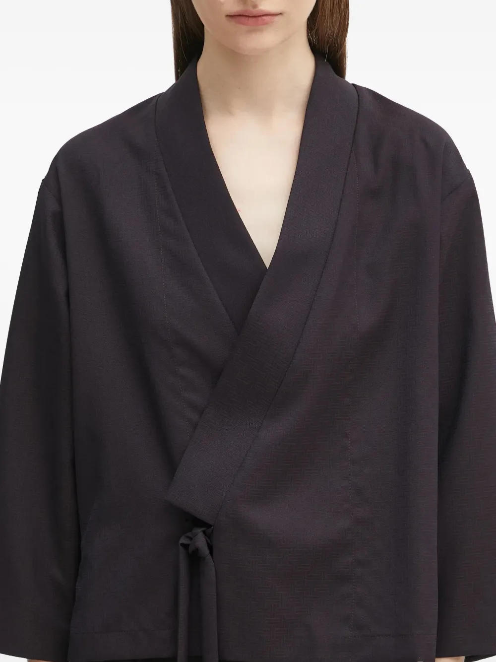 Kenzo Jack met gestrikt detail Bruin