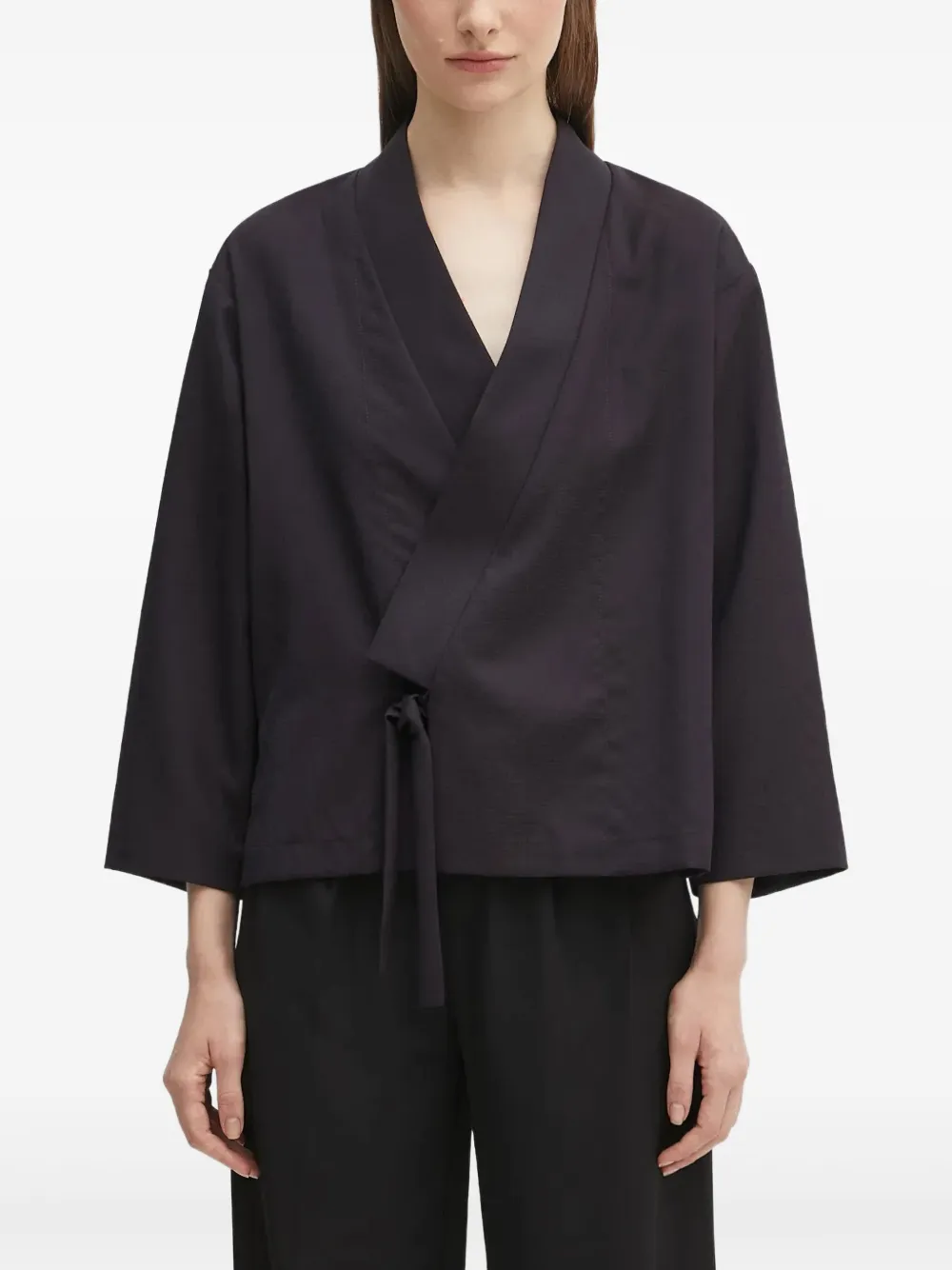 Kenzo tie-detail jacket | Brown | Image 1