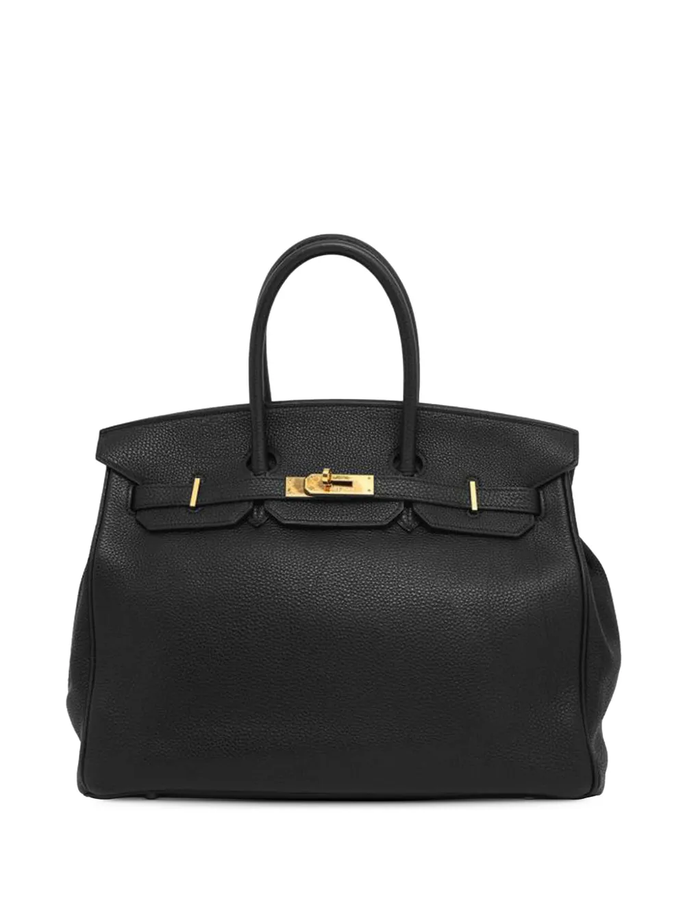 Hermès Pre-Owned 2003 Togo Birkin Retourne 35 handbag | Black | Image 1