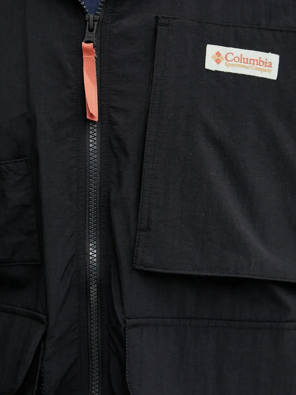 Columbia hooded windbreaker jacket Zwart