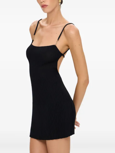 KOROBEYNIKOV vestido corto de canalé