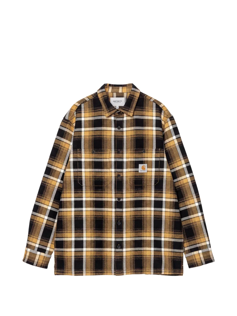 Carhartt WIP Vaughn plaid pocket shirt - Gelb