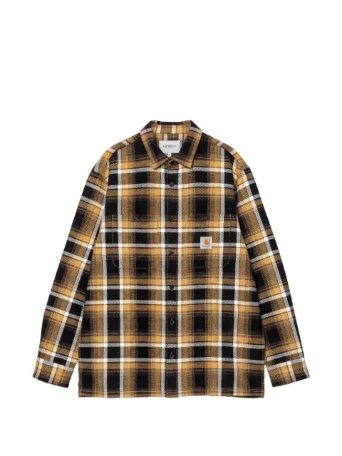 Carhartt WIP Vaughn plaid pocket shirt