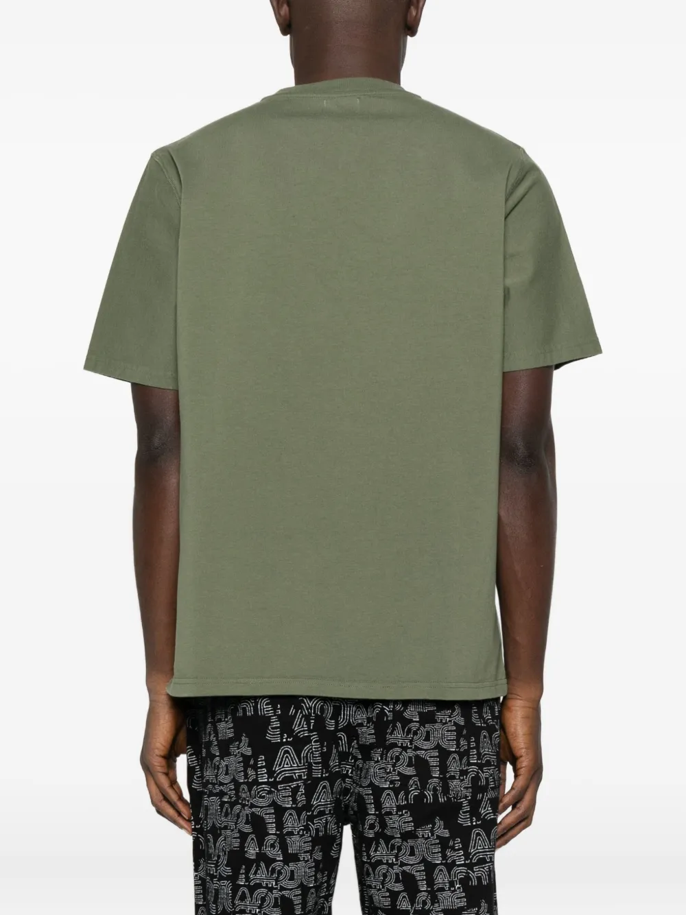 Arte Antwerp T-shirt met pixellogo Groen