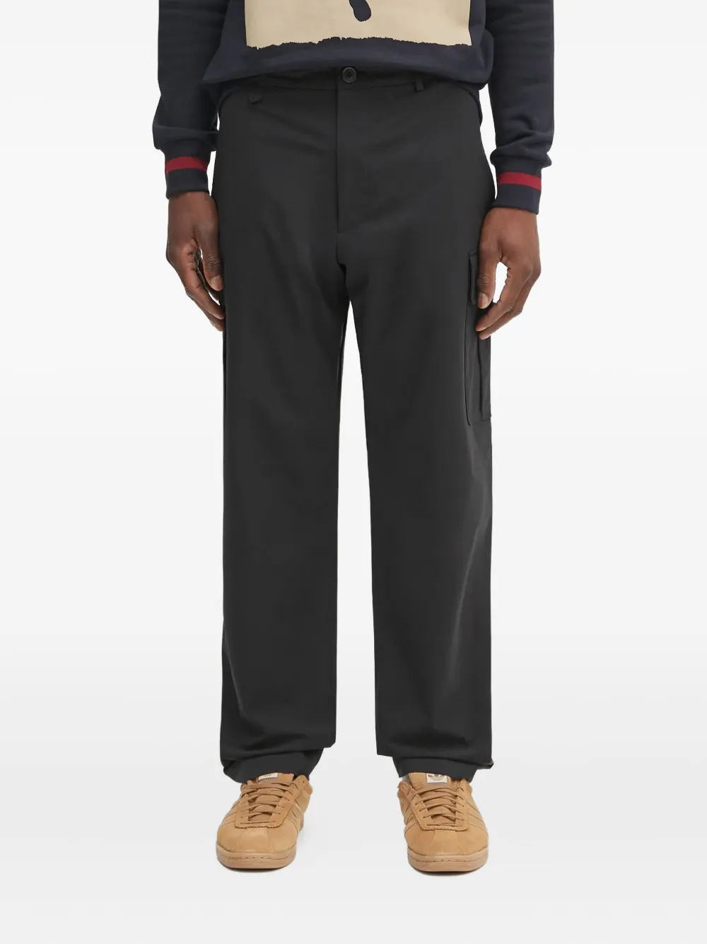 Paul Smith button-fastening straight-leg trousers - ブラック Paul Smith button-fastening straight-leg trousers - ブラック