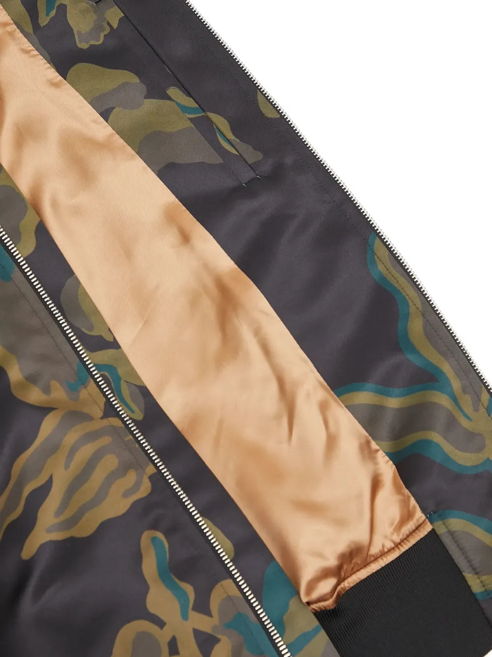 Paul Smith Bomberjack met bloemenprint Bruin