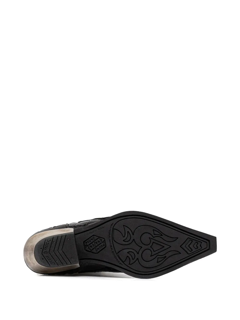 NEW ROCK Leren laarzen Zwart