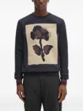 Paul Smith flower-print crew-neck sweatshirt - Blue