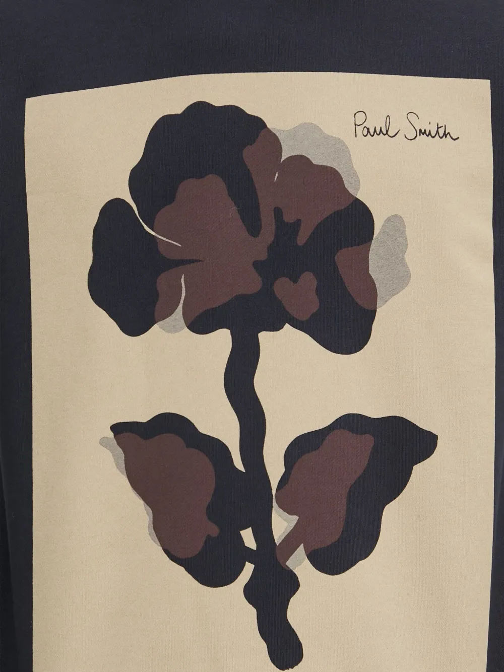 Paul Smith Sweater met ronde hals en bloemenprint Blauw