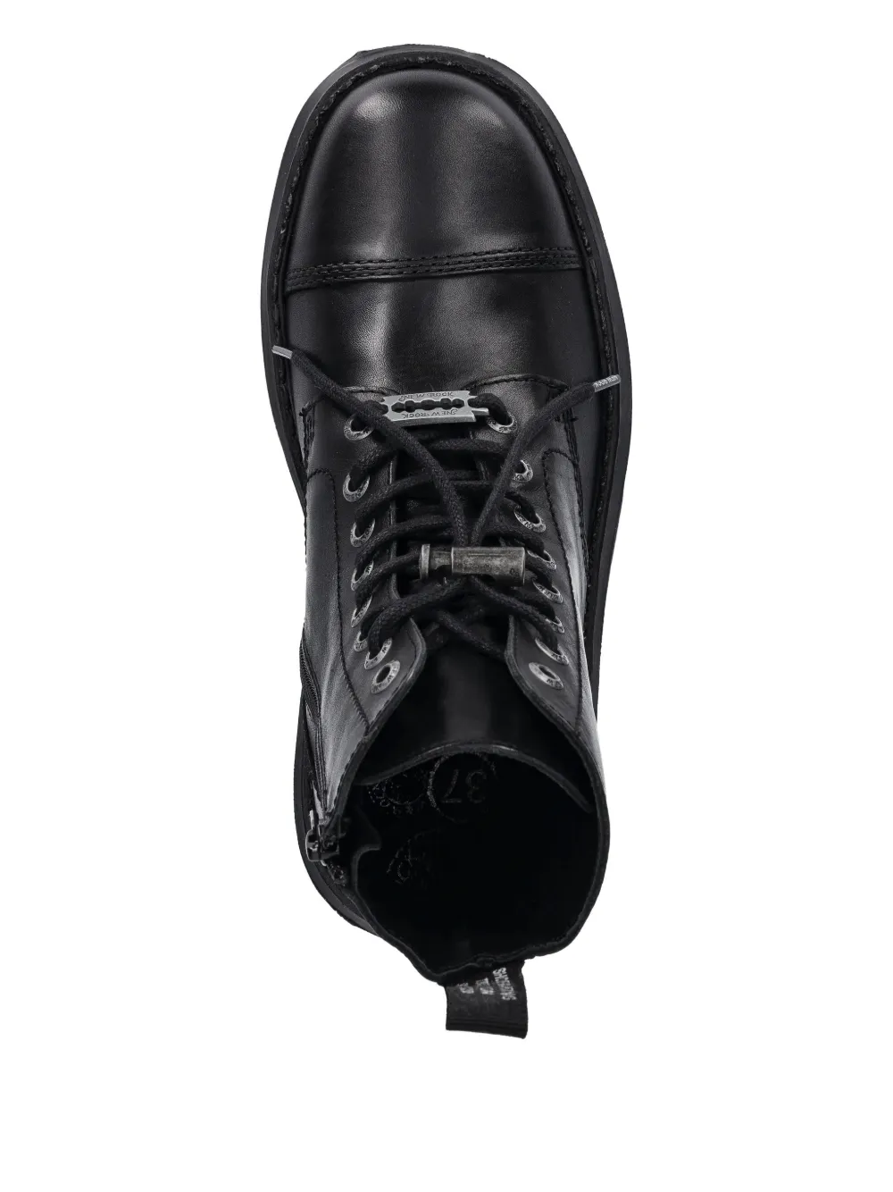 NEW ROCK 60 mm laarzen met plateauzool Zwart