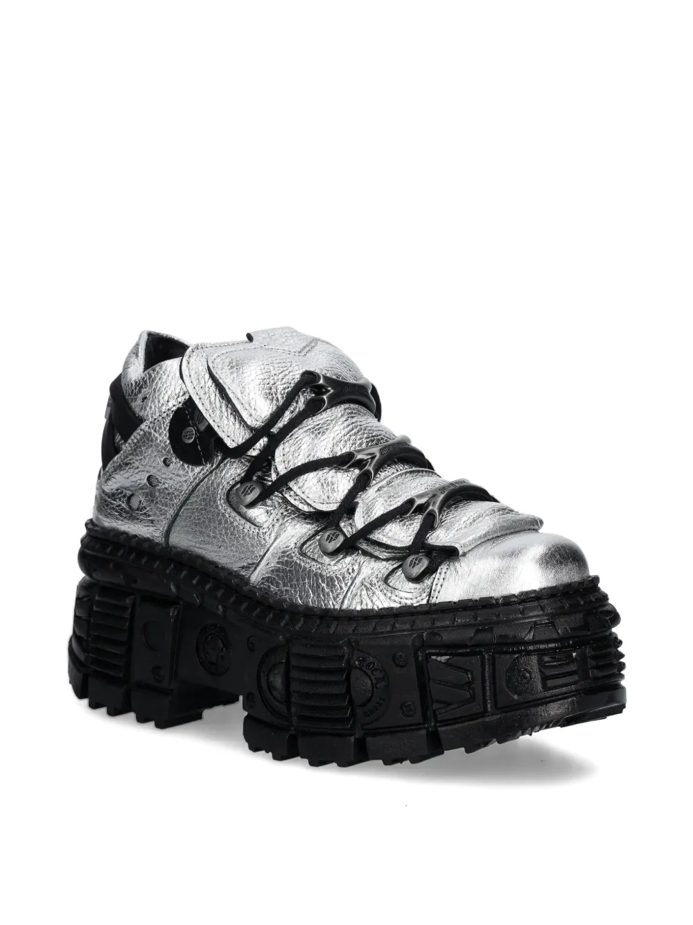 NEW ROCK Metallic sneakers - Grijs