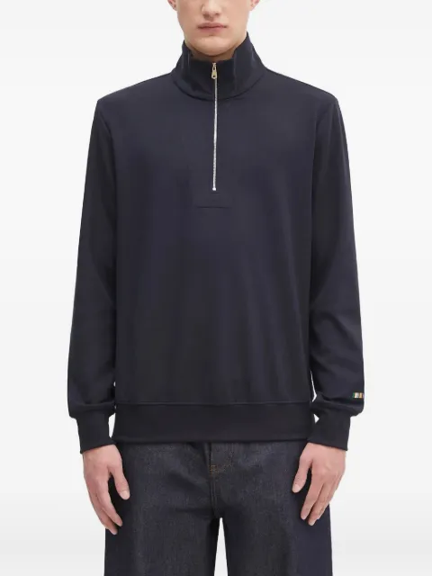 Paul Smith zip-neck multi-stripe sweatshirt