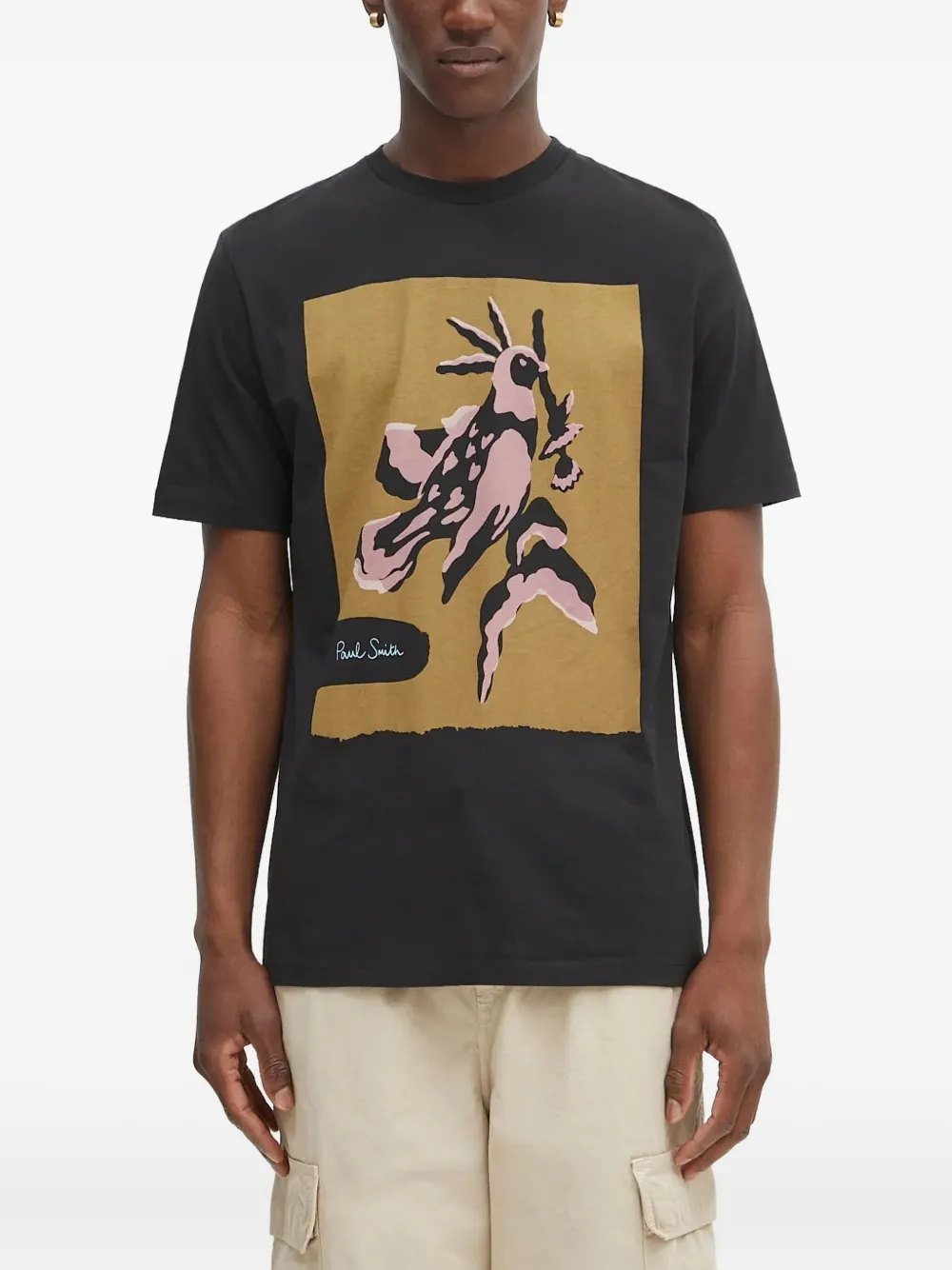 Paul Smith graphic-print T-shirt - ブラック Paul Smith graphic-print T-shirt - ブラック