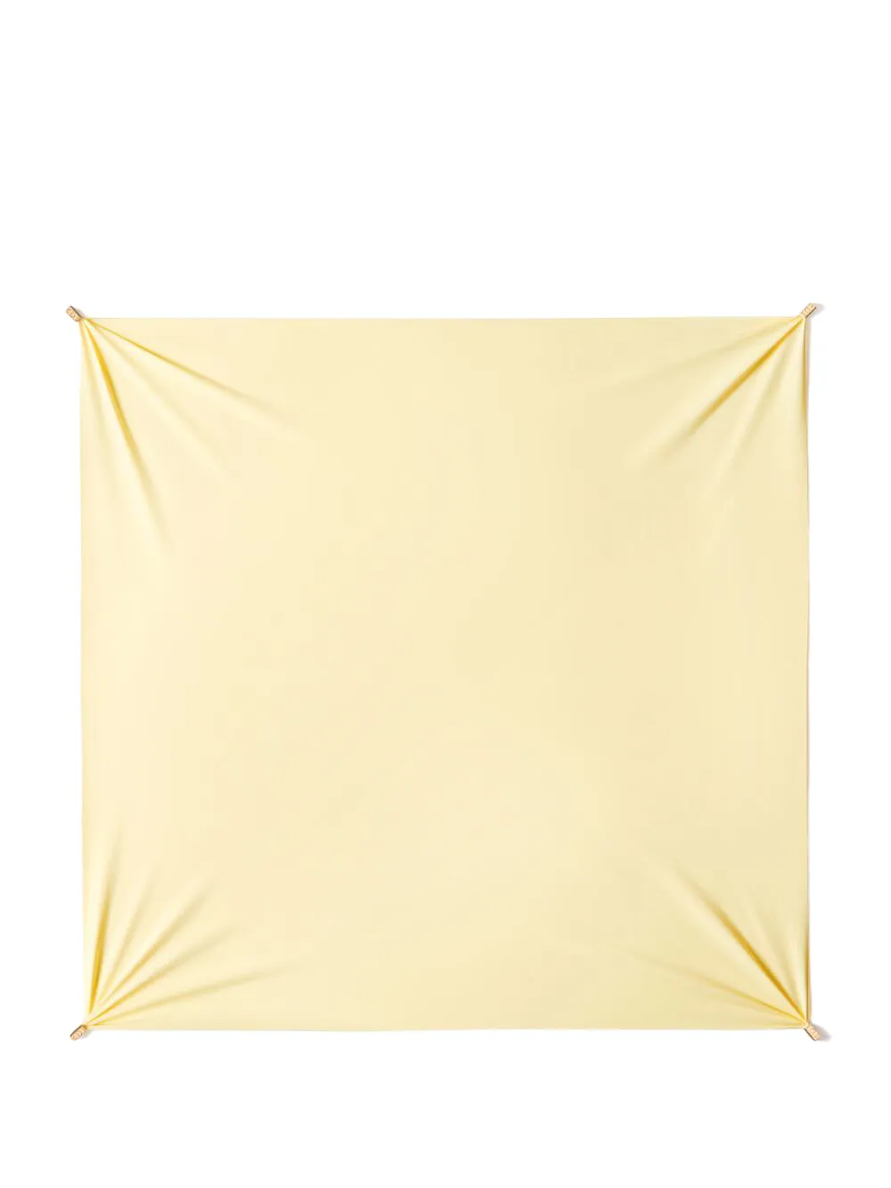 Korobeynikov Draped Headscarf In Yellow