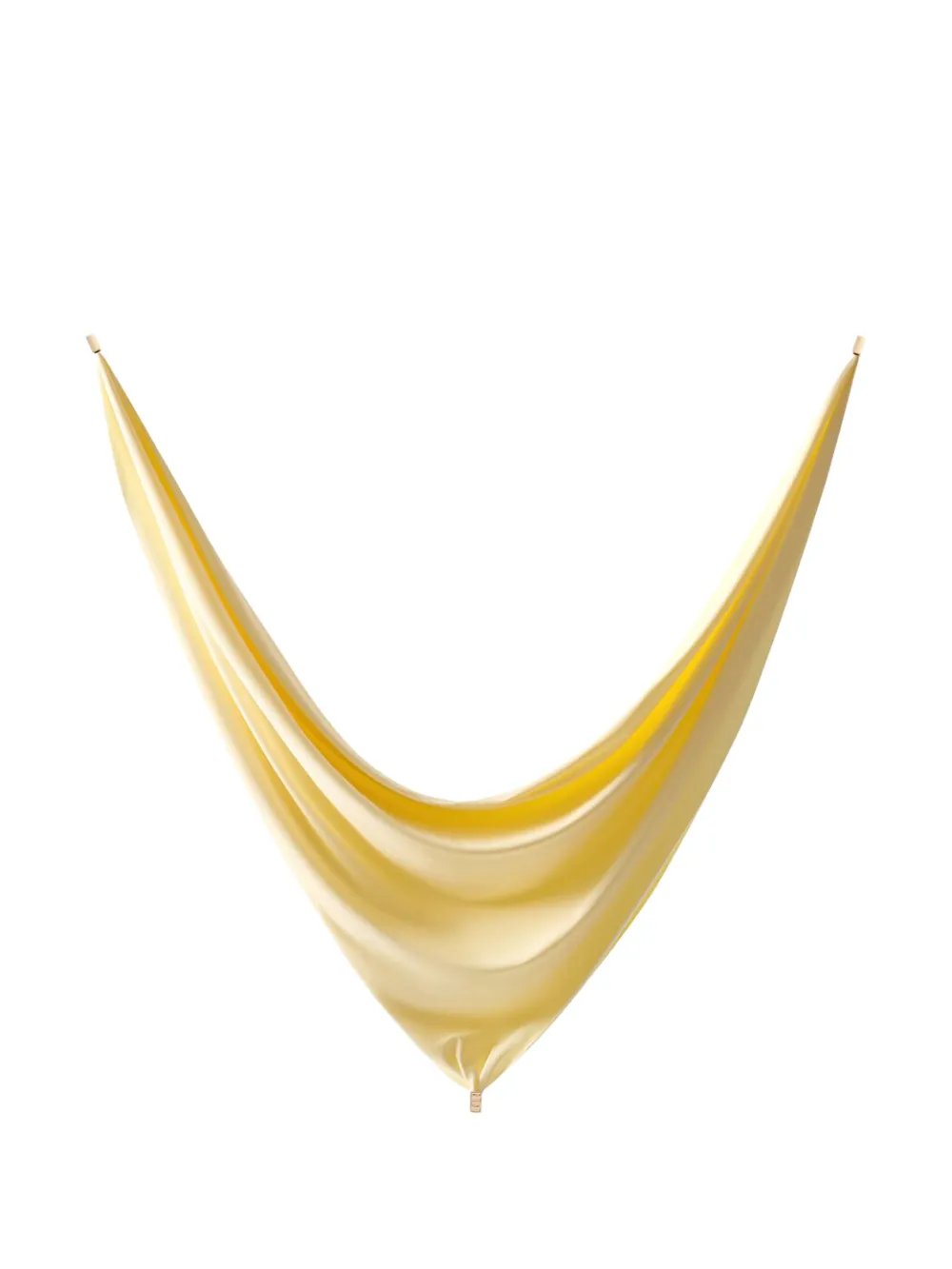 Korobeynikov Draped Headscarf In Yellow